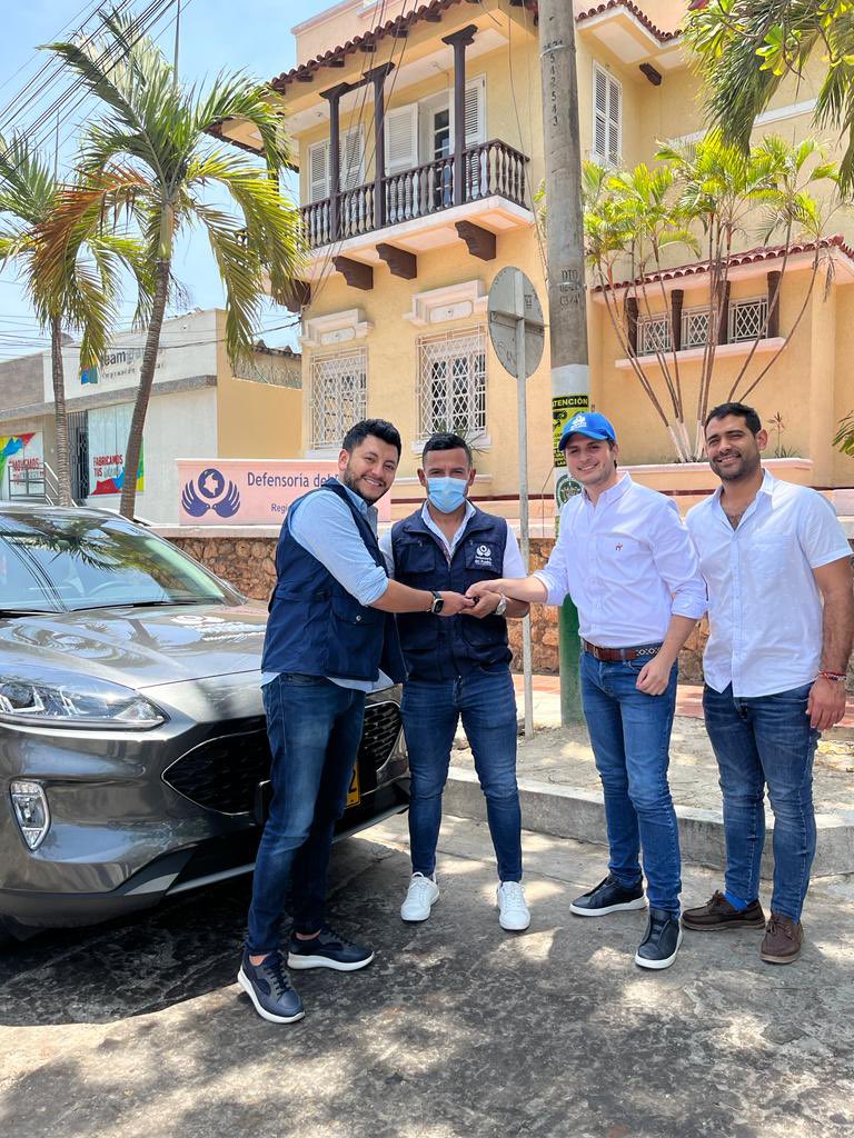 oscarjulian777's tweet photo. ¡Es función de la administración garantizar los medios para el cumplimiento de la misionalidad! 

🚐🚙🛻

Hoy en la Defensoría Regional Atlántico de la mano de su Defensor Miguel Linero @mlinerodc @LuchoRestrepoT @DefensoriaCol https://t.co/T76WXoXS1Q