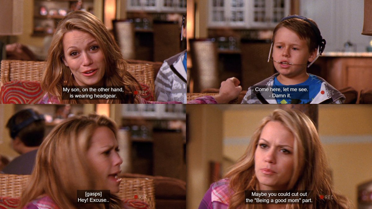pacepeterlawyer's tweet photo. Favorite moments from 8x08
"Oh, yes I can. And as long you pout about your braces, mama's rocking the eye patch all the time, everywhere. Arrrr!" -Haley 😂😂
Haley is seriously mom goals though! 💗
#OneTreeHill #haleyjamesscott #jamiescott https://t.co/BmzI1tzoBk