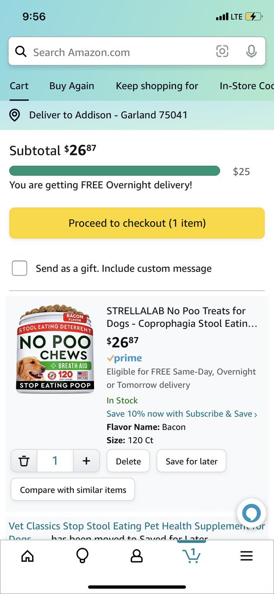 addeycake's tweet photo. If you want to know how I’m doing, here’s a peek into my Amazon cart https://t.co/sodNoljyQM