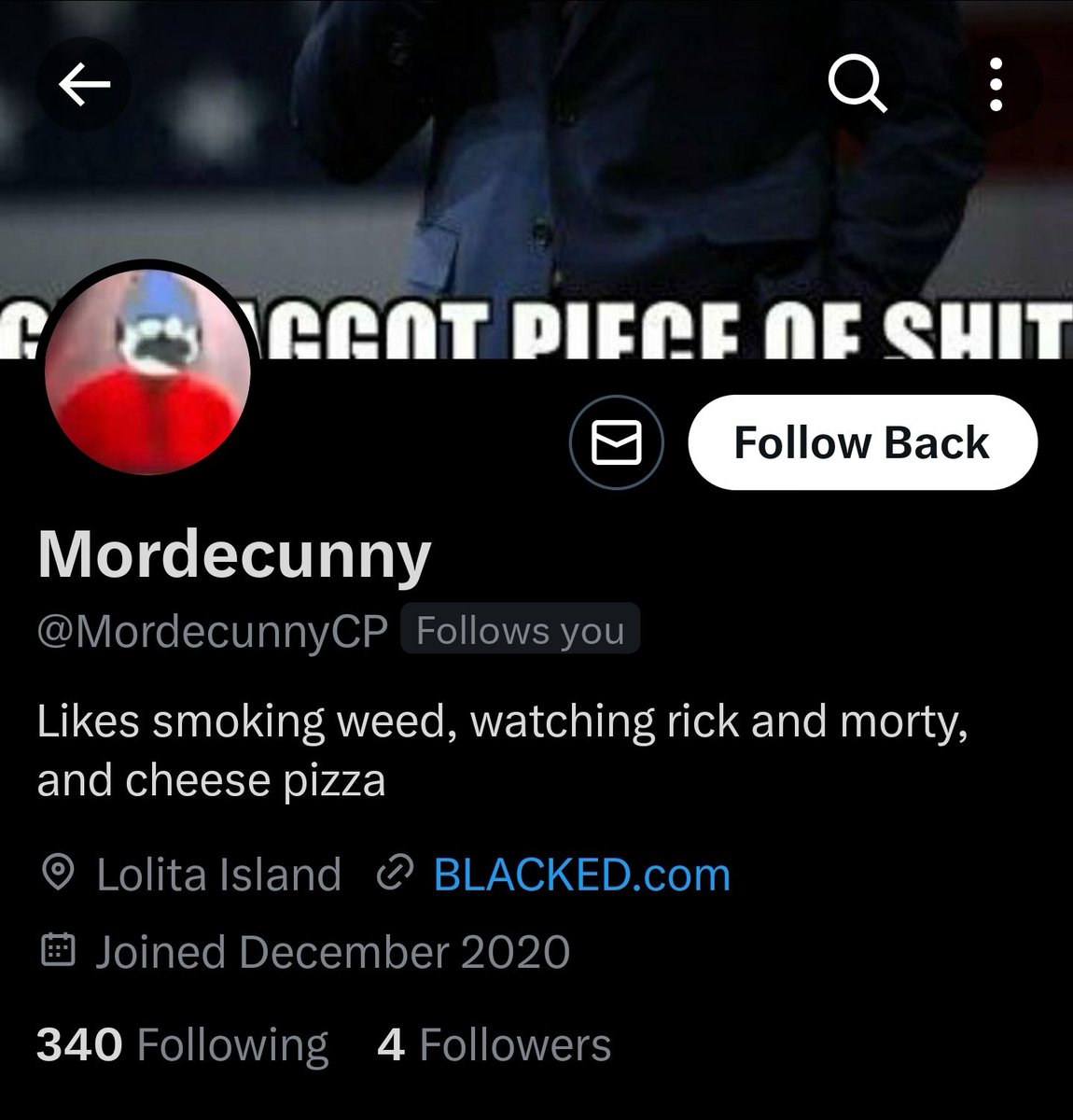 DimmedAngel's tweet photo. who is this shriveled up obama looking ass nigga @MordecunnyCP https://t.co/NYlQeX5hFs