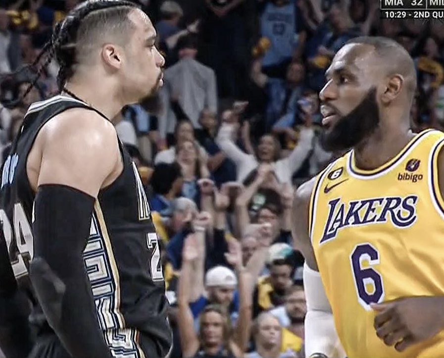 NBA Memes on Twitter "Dillon Brooks stared down LeBron 😳"