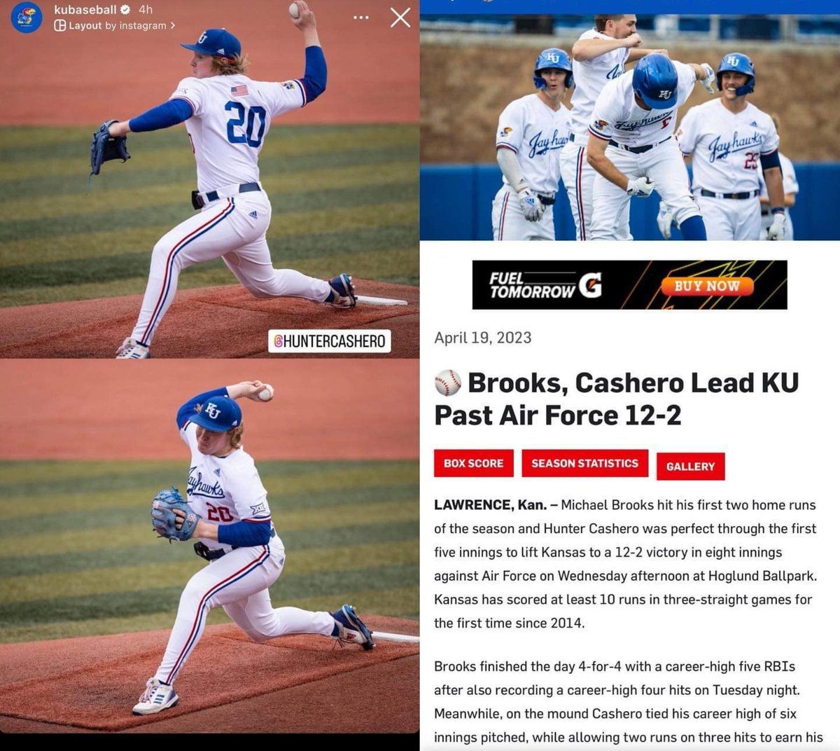 BTLHornets's tweet photo. @HunterCashero Good to see this guy doing work! #class2019 https://t.co/4hASzZ1Yrv