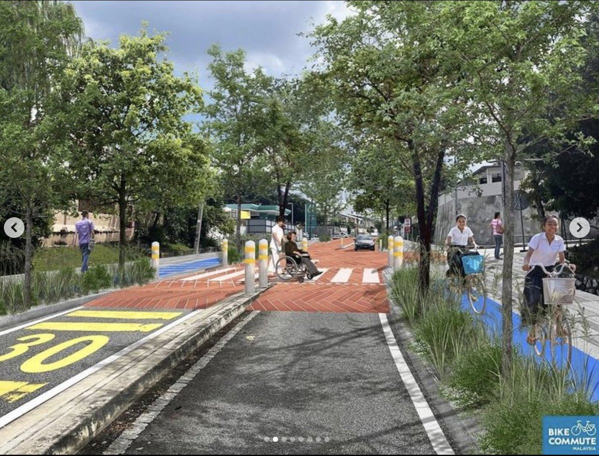 jading96's tweet photo. Amazing! BikeCommuteMy reimagining PJ - can walk/cycle around, easy connctions to public trsprt. I want to live in this city! 

Meanwhile, govt consdring PJDLink hghwy (last pic) as solution 2 traffic woes that will kill these wonderful ideas. 

#NoPJDLink
https://t.co/mtnYzKt2vo https://t.co/dwP9E9Zny5