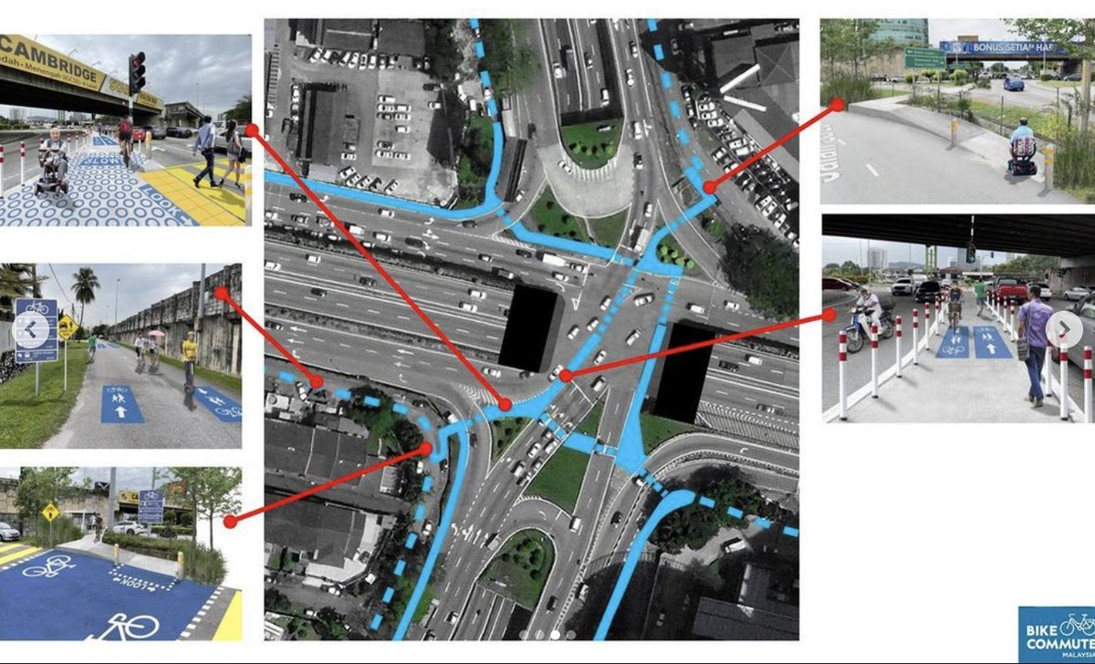 jading96's tweet photo. Amazing! BikeCommuteMy reimagining PJ - can walk/cycle around, easy connctions to public trsprt. I want to live in this city! 

Meanwhile, govt consdring PJDLink hghwy (last pic) as solution 2 traffic woes that will kill these wonderful ideas. 

#NoPJDLink
https://t.co/mtnYzKt2vo https://t.co/dwP9E9Zny5