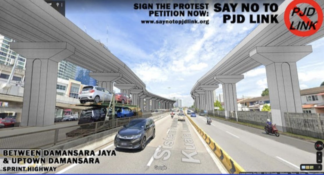jading96's tweet photo. Amazing! BikeCommuteMy reimagining PJ - can walk/cycle around, easy connctions to public trsprt. I want to live in this city! 

Meanwhile, govt consdring PJDLink hghwy (last pic) as solution 2 traffic woes that will kill these wonderful ideas. 

#NoPJDLink
https://t.co/mtnYzKt2vo https://t.co/dwP9E9Zny5