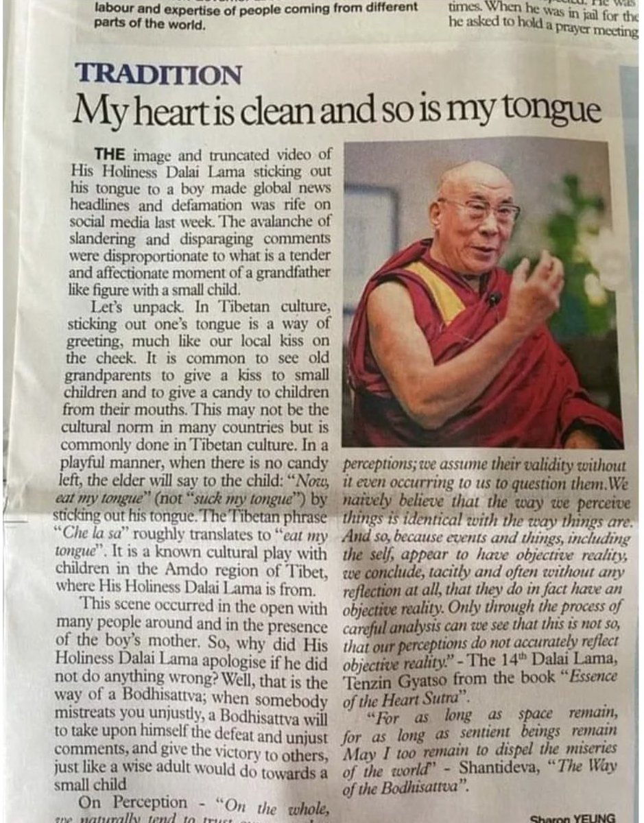 bobbydevito's tweet photo. #IStandWithDalaiLama https://t.co/FYPMqynvBC