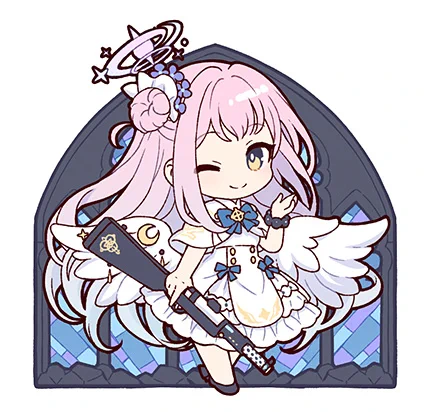 次回ブルーマーケットに向けてミカちゃんのアクキーを作っています#ブルアカ  #ブルーアーカイブ 