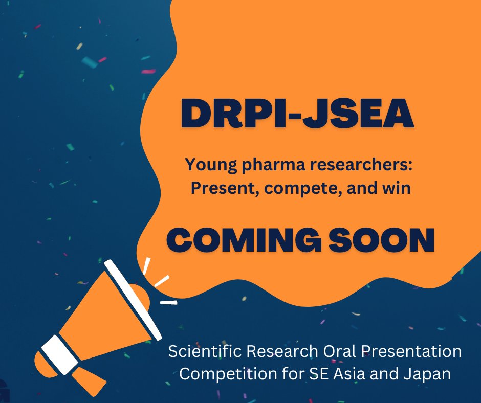 DRPI_JSEA's tweet photo. Are you a young researcher in the pharmaceutical industry or academia? Here's your chance to shine! Get ready for DRPI-JSEA's oral presentation competition. Follow us for more updates!  #DRPI #DRPIJSEA #NUSPharmacy #AAPSNUS #EmR #ResearchIntegrity #Competition https://t.co/MSZzs3zWrx