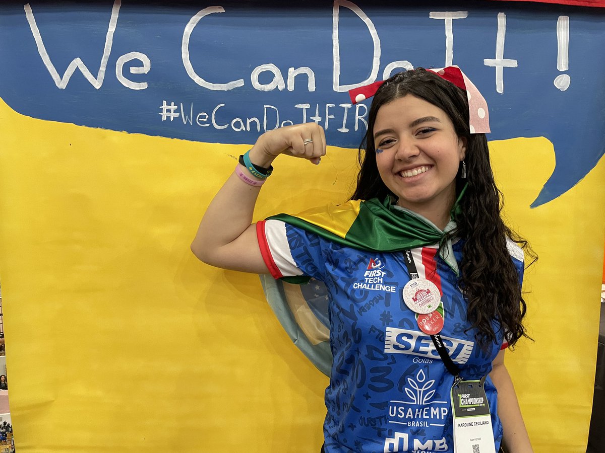 KnackRobotics's tweet image. First day at @FIRSTweets FIRST World Championship! What a blast to meet so many wonderful people! Judging, inspection and first match went well! Growing our #wecandoitfirstladies campaign! @ladiesinfirst More fun tomorrow!