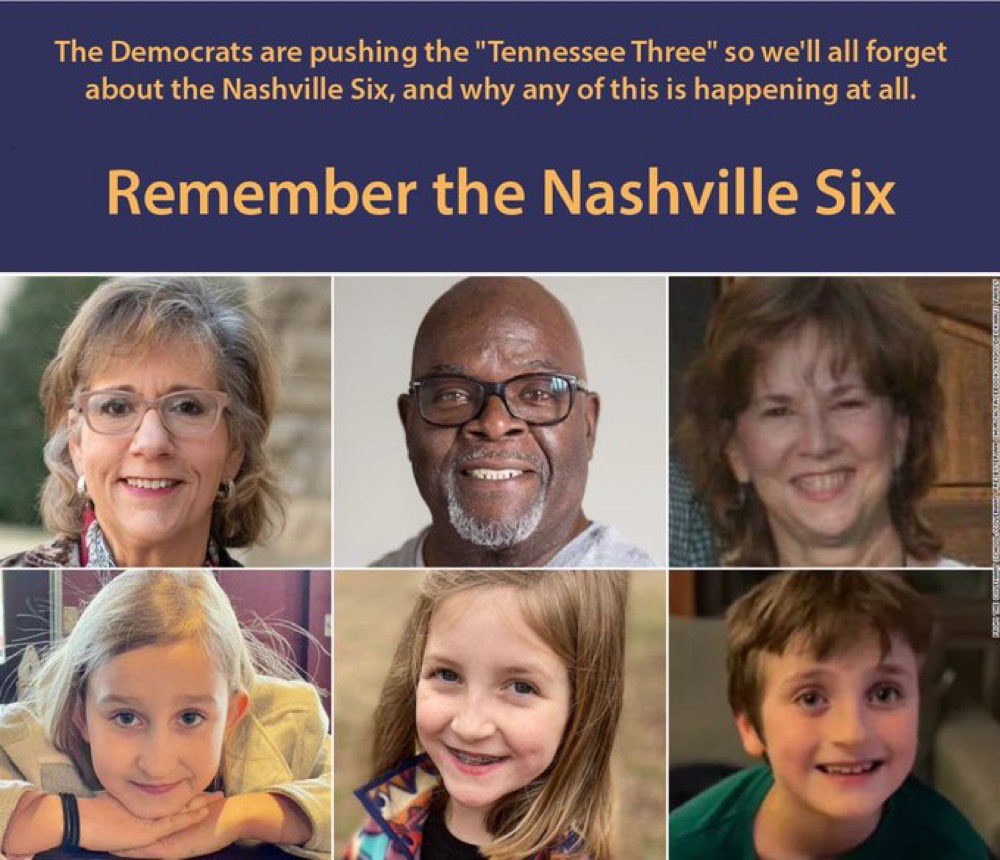 @VoteGloriaJ If you have any integrity or sincerity….

Make sure to discuss the premeditated murder of 6 beautiful Christian souls by the hands of a #TransTerrorist 

Remember them #NashvilleSix #NashvilleCovenantSchool