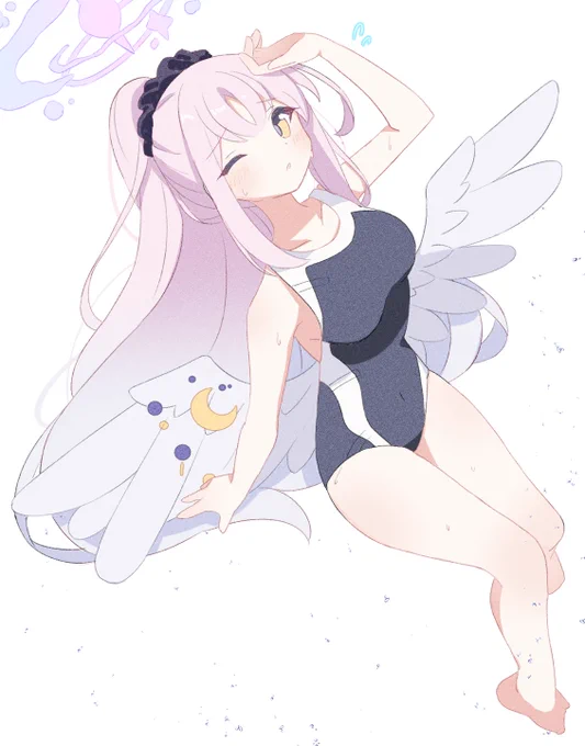 暑そうなミカ#ブルアカ 