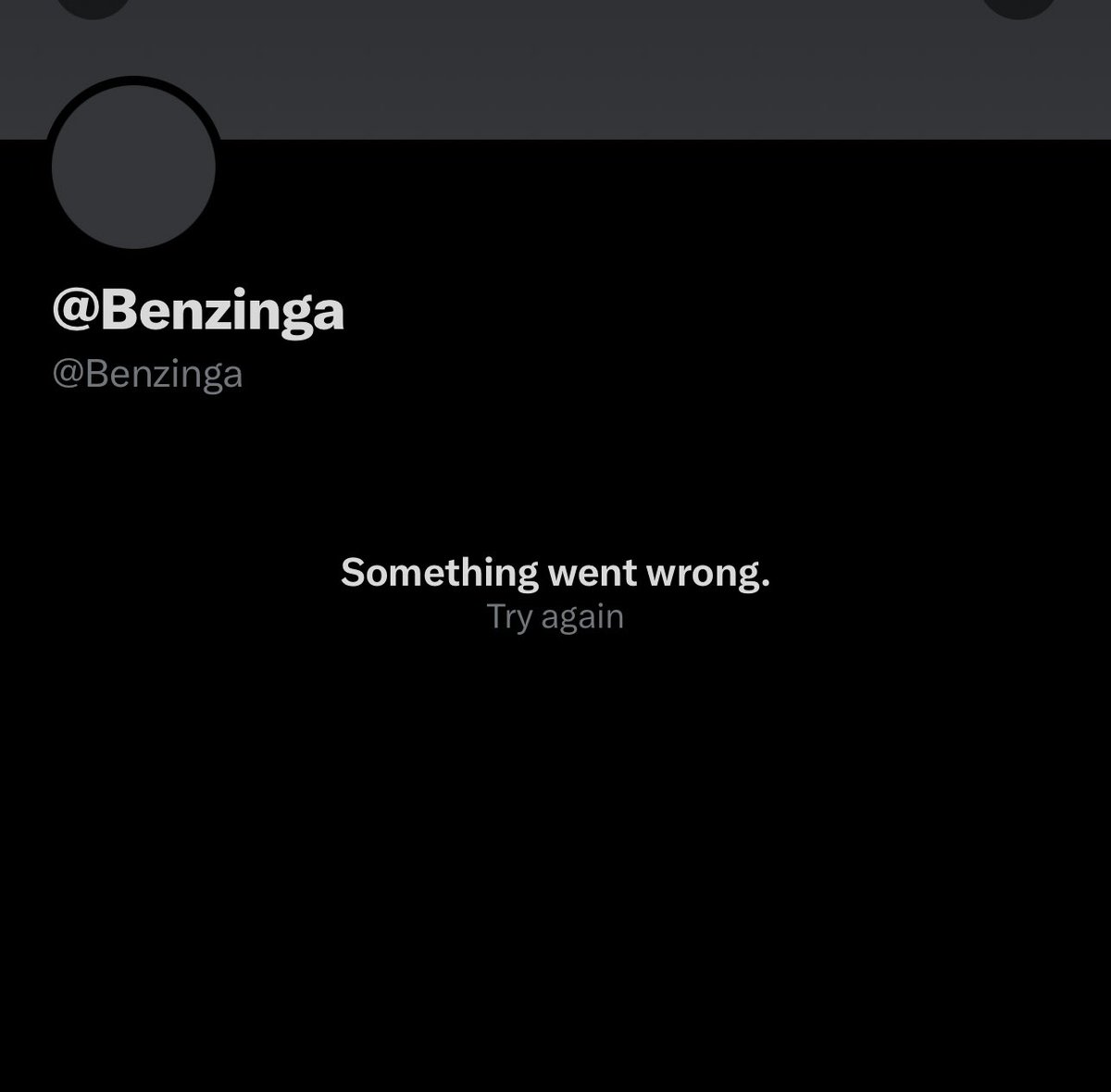 mgogel's tweet image. What happened to Benzinga? @benzinga #benzinga The account is gone. Benzinga is a financial and business news media outlet and rather important in the financial press and for fintwit.
