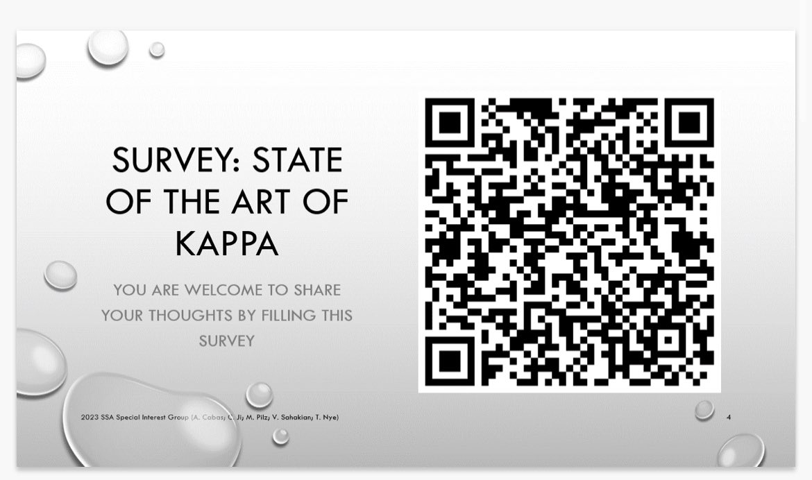 The kappa special interest group happened on #SSA2023 <a href="/SeismoSocietyAm/">SSA</a> with @amcabas @taranye96 <a href="/terraval1/">Dr. Valerie Sahakian</a>  and Dr. Marco Pilz.

We are so excited that there are amazing colleagues joined us at 8pm! A lot of fantastic discussions. 

You can still share your thoughts! Scan the QR