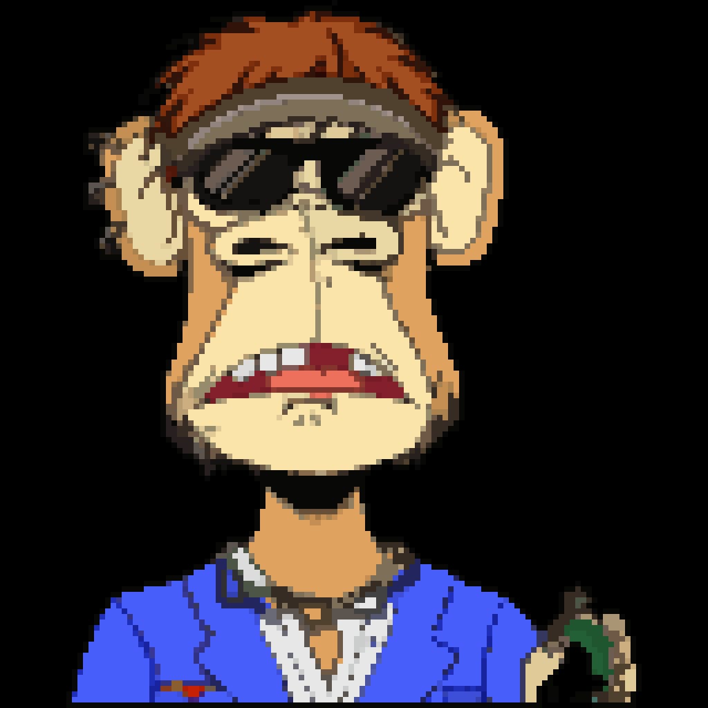 Artchain_NFT's tweet photo. ππππ ππ² πππ§π π¬ππ ππ©π -With his street-smart attitude. He's not afraid to take on any challenge.
#NFTs #NFTcommunity #pixelart #cryptoart #NonFungibleToken #Boredape #ApeNFT #apecollection
>>check me out at>>
β¬
https://t.co/insbwPCygq https://t.co/qYsgxcslhA