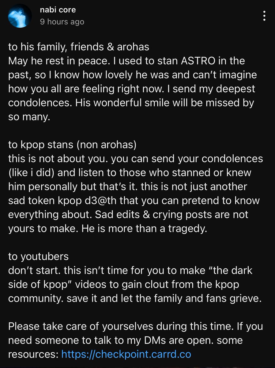 btslinesiconic's tweet photo. saw this community post on youtube and i feel like some people really need to read this (especially non arohas and kpop youtubers) https://t.co/DHVfzF7Tqi
