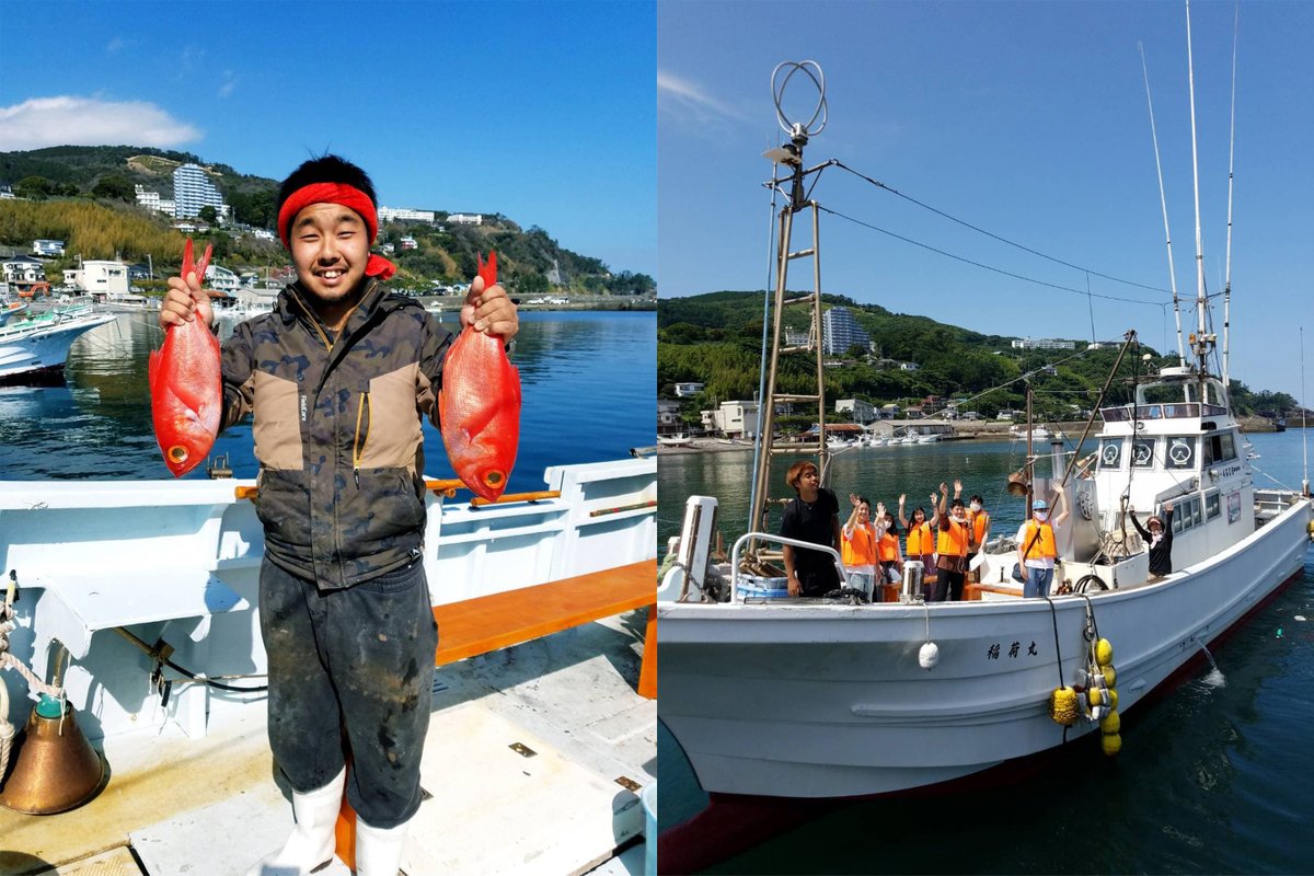 V2VPartnership's tweet photo. Check out this 📷 of the week in #Inatori, #Shizuoka Prefecture, #Japan 🇯🇵
Umigyo activity of operating fishing tours on a Kinme fishing cruise boat ⛴️ is an excellent example of #SSF 🐠 transitioning from one #vulnerability to another #viability
👉 https://t.co/kpVk7SooVU https://t.co/aFiqcqsgyq
