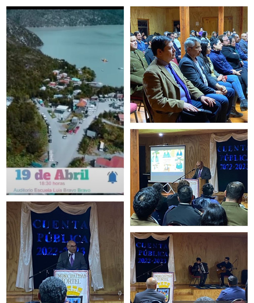 MintrabAysen's tweet photo. 📍#Tortel Con presencia de autoridades regionales y Provinciales, el Alcalde @munitortel Abel Becerra, realizó su cuenta pública a la comunidad de #CaletaTortel, dando a conocer logros 2022 como #Pladeco y desafíos para este 2023
@rdiazcordaro
@DPPCapitanPrat @DPRAysen https://t.co/a2FfXuMqpc