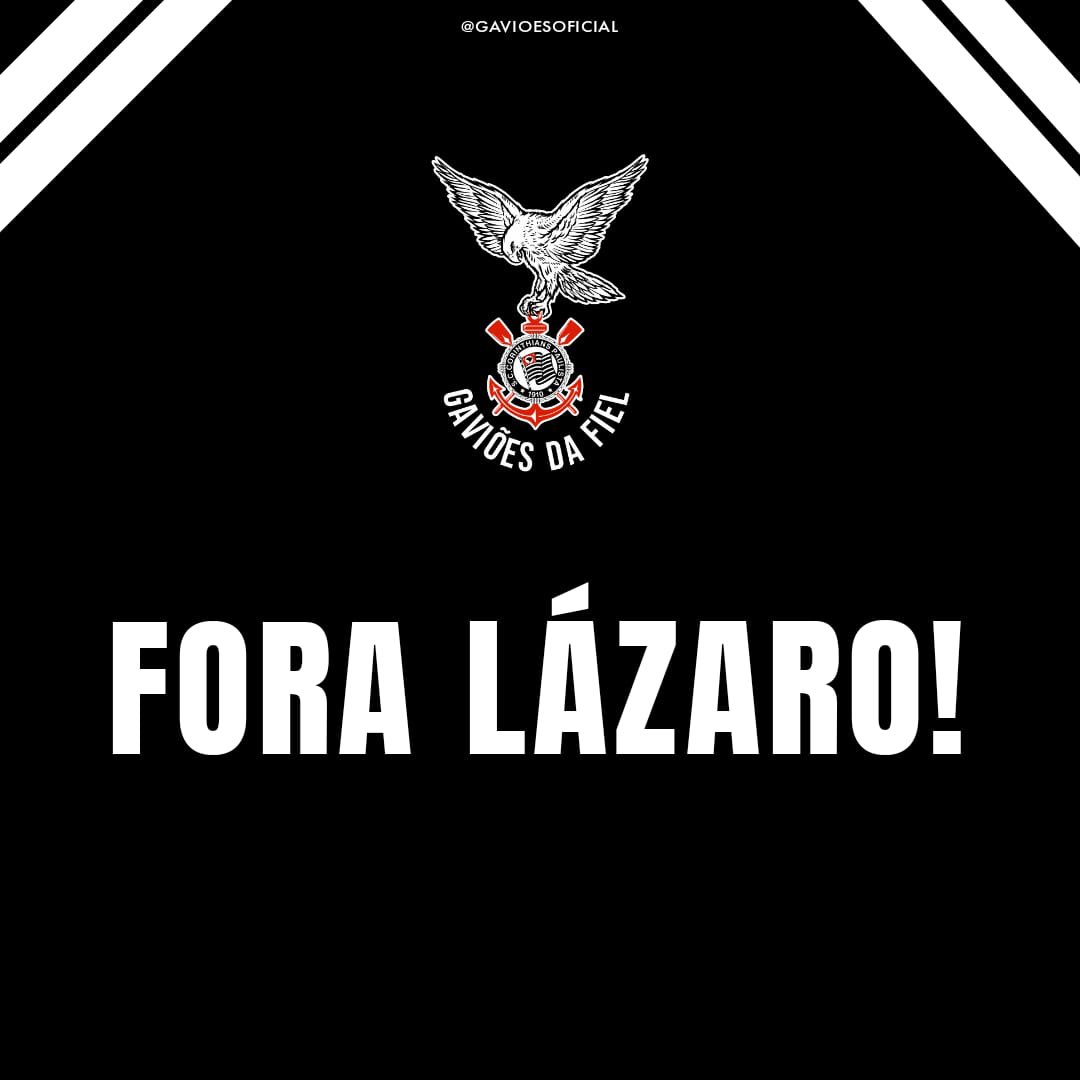 | FORA LÁZARO | 

Alô, diretoria do Corinthians! 

Não podemos ficar à mercê de um treinador que está usando o Corinthians de estágio. 

Vamos esperar ficar de fora de mais quantos campeonatos? 

FORA LÁZARO!

SALVE O CORINTHIANS!