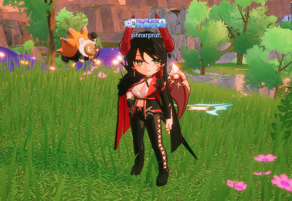 phnxrpnzl's tweet image. Beta testing for @Wonderers_EW  - decided to give my Odile some accessories :) I'm already excited for the actual release of the game!

#contentcreatorinthemaking #betatesting #wondererseternalworld