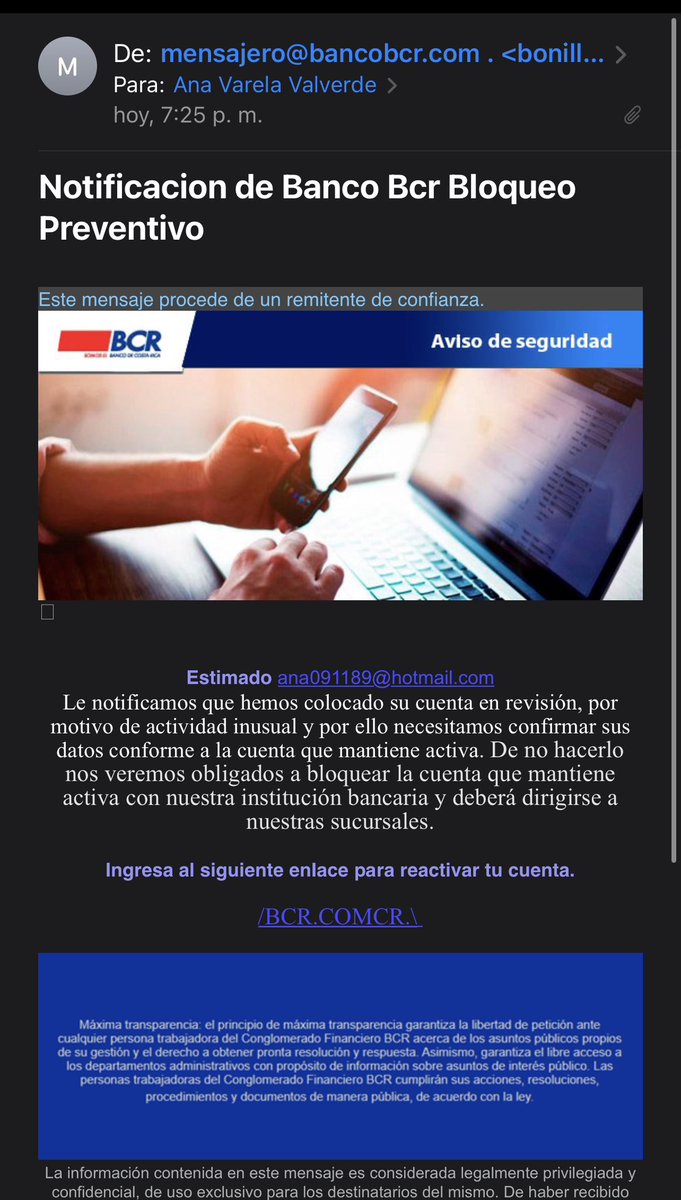 Anis0911's tweet photo. Estafa+estafa vale que es d un remitente de confianza 🤣🤣 https://t.co/WOuY6LlDj5