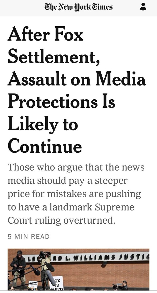 Jeri2Kirk's tweet photo. And in the fuck you New York Times department Fox lies was “a mistake”? 🖕 https://t.co/mfJqxeV1il