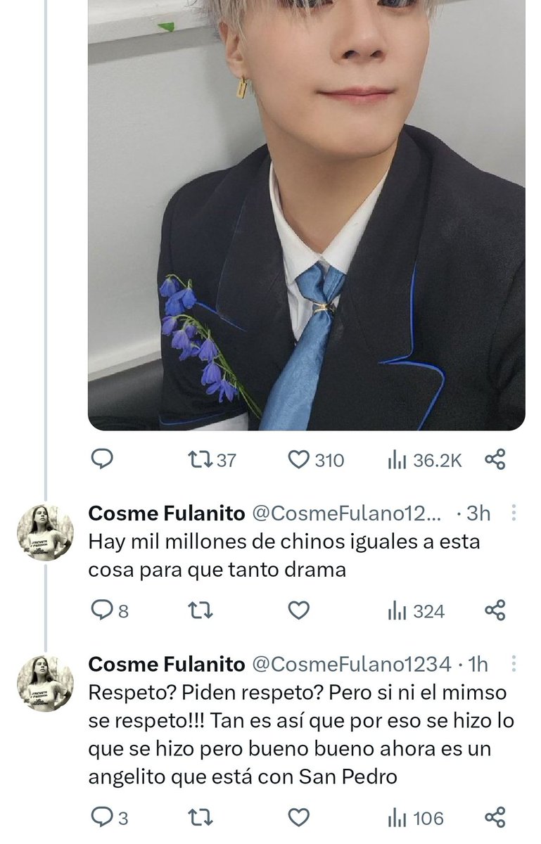Regular_uh's tweet photo. Con meterse a su cuenta se pueden ver el tipo de persona inútil que es, además que se pone a responder tweet sobre lo de Moonbin por que se ve que este no le dan atención y anda buscando https://t.co/YQDaf6V2vI