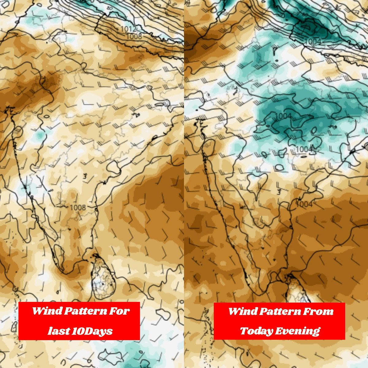Hyderabadrains's tweet image. Weather Forecast:#20April 

👉Today will last Day for HeatWave in #Telangana.

👉Max. Temperatures Gonna Drop From Tomorrow as Change in Wind Pattern Observed From Today Evening.

👉North Telangana will see Powerful thunderstorms during the evening/Night, If lucky, Hyderabad too.