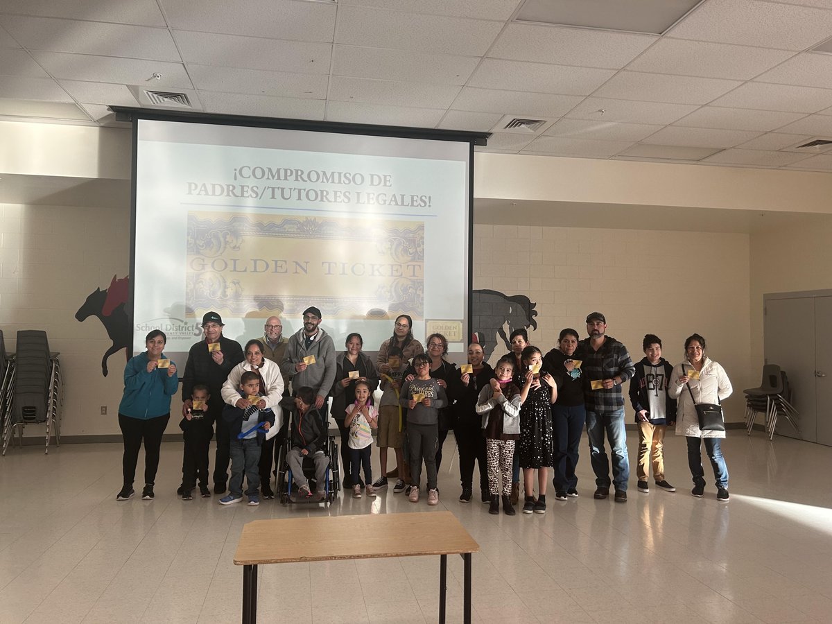 Tonight #GoMustangs! <a href="/district51/">Raja Kroto 💎</a> Golden Ticket event connecting our Significant Special Needs students and families to community resources to support their transition to next steps! Thanks Bob Barrows for hosting and thanks to our translation services for your support! #WeAreD51