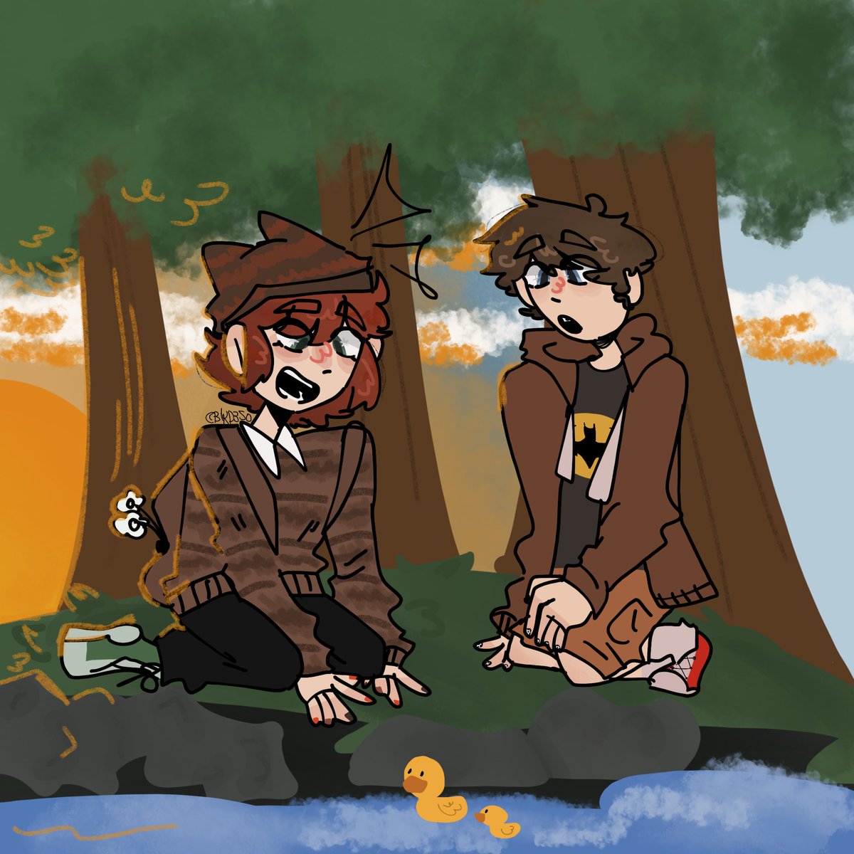 b1rd3s0's tweet photo. Adventures down to the lake

[#shimotiifanart #elisinspacefanart ] https://t.co/isGjng7b7X