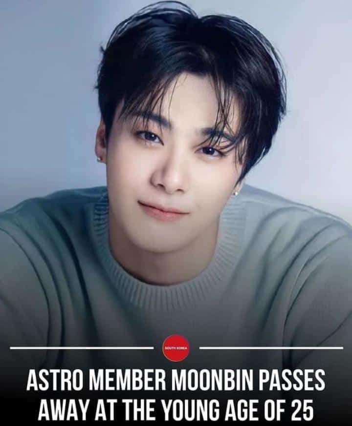 BTS_Hyderabad7's tweet photo. *Not BTS related*

Moonbin from Astro has passed away
We send our deepest condolences to his family
May he rest in peace🤍
#Moonbin #ASTRO #NotBTS https://t.co/npwVHPseFv