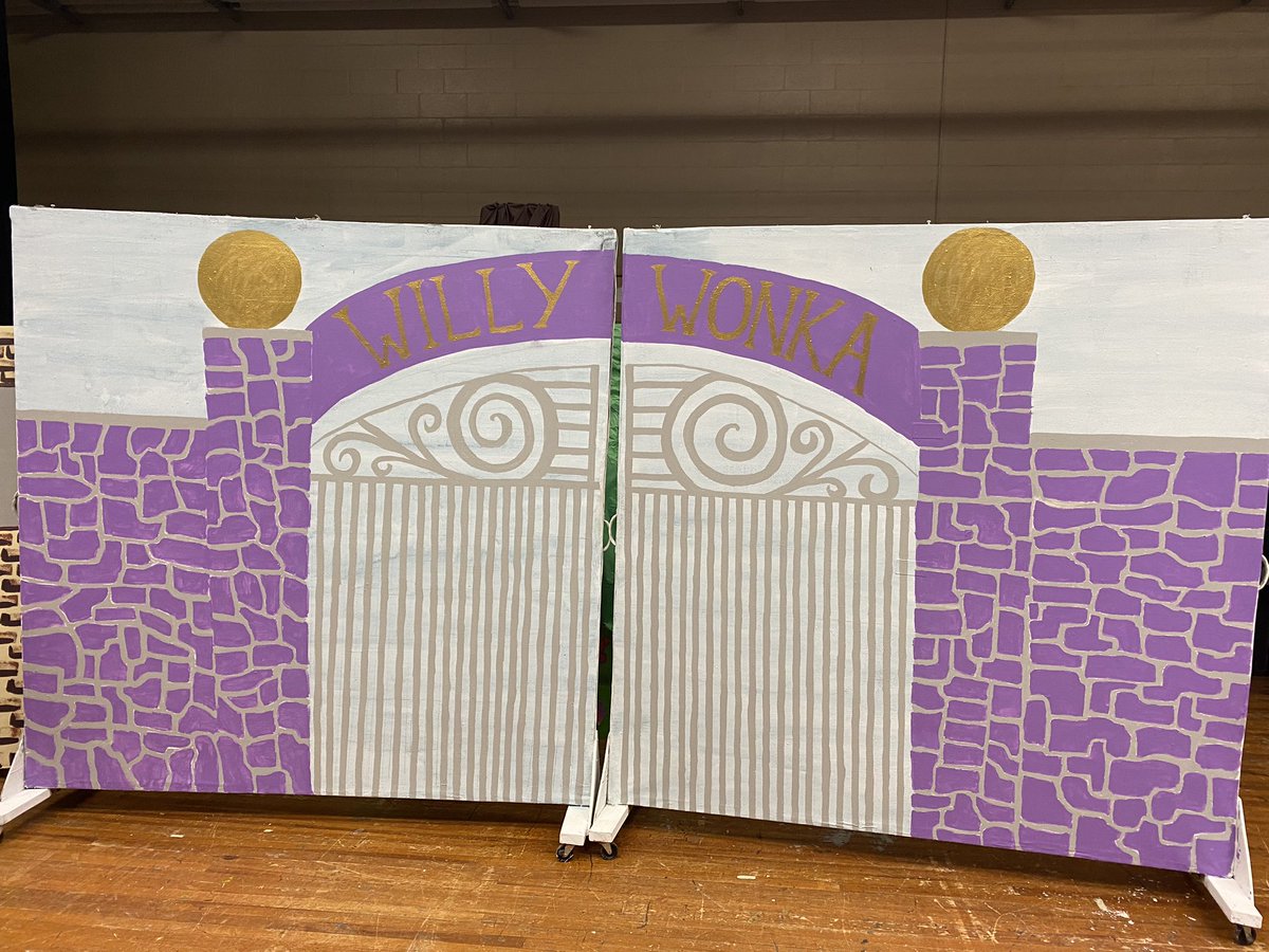 mrshaubry's tweet photo. A sneak peak for Willy Wonka Jr. this weekend at West!! Tickets can be purchased at https://t.co/l1QVnr4CI6 !! Friday and Saturday at 7pm, Sunday at 2pm!! @westvikings @cpsfinearts https://t.co/OrudPwarpZ
