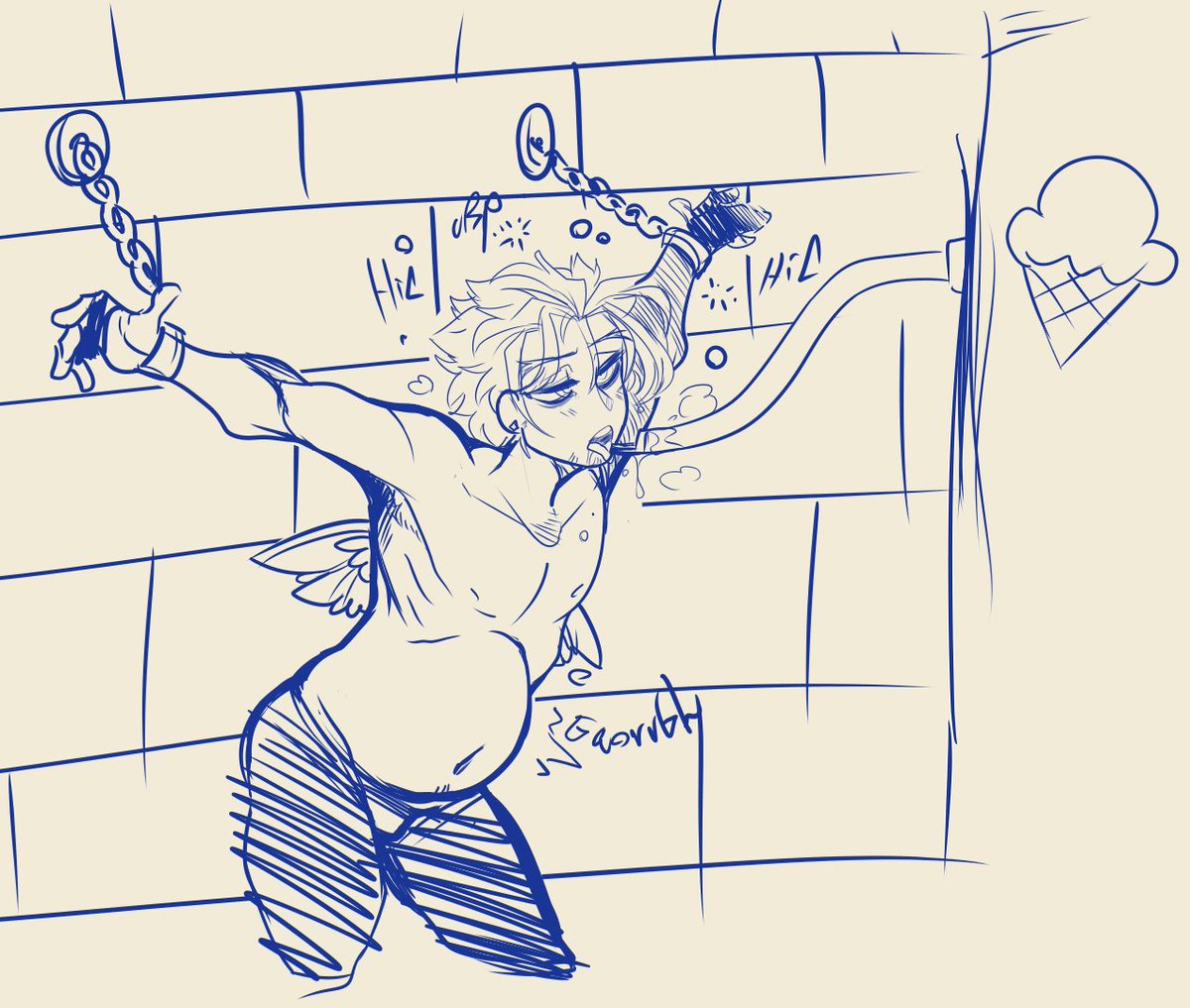 FungusFangs's tweet photo. Monthly sketch reward for @Mosquito_Bones ~! https://t.co/d7Xv60dp3M