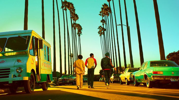 The show ended how it started. Leon &amp; Saint walking down the street #Snowfallfx