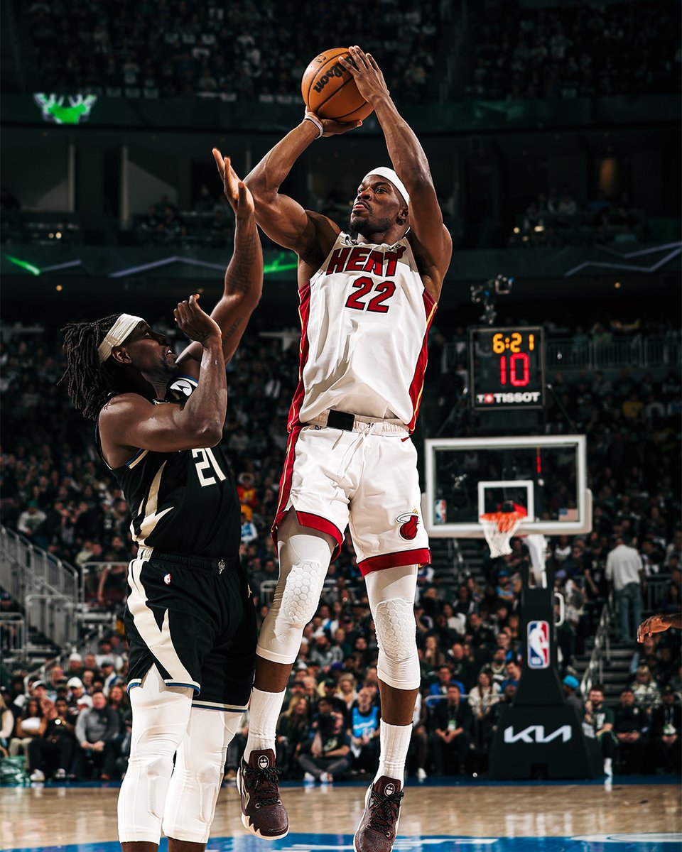Miami HEAT on X: Round 1 Game 2 final - Miami 122, Milwaukee 138 Butler:  25pts, 3asts & 3stls Adebayo: 18pts & 5rebs Vincent: 16pts (4 3s) & 3asts  Martin: 15pts & 6asts Oladipo: 15pts & 5rebs Robinson: 14pts (4 3s), 5rebs