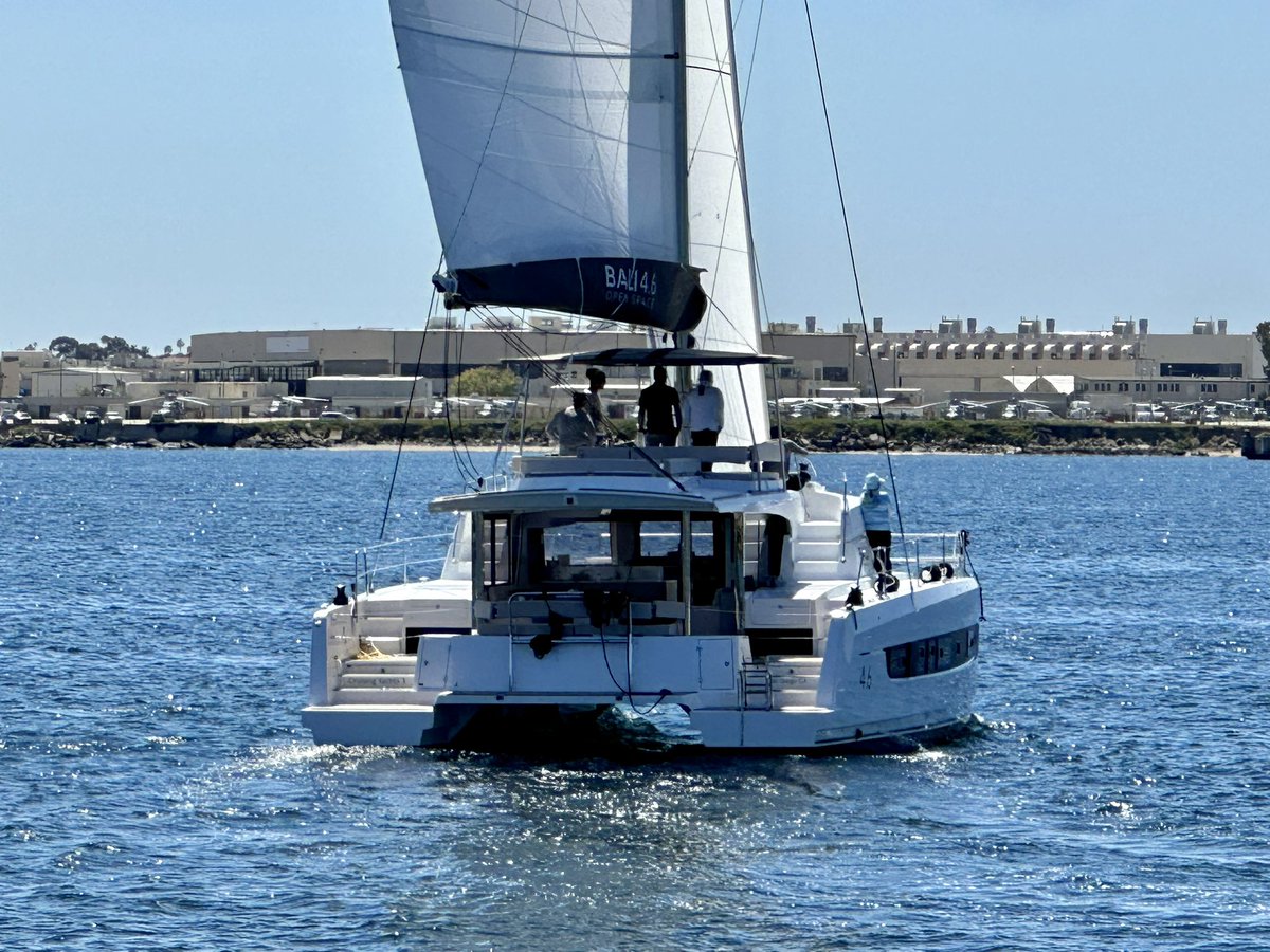 ivtyachtsales's tweet image. Delivery day #sail onboard the #balicatamaran 4.6 in #sandiego #California