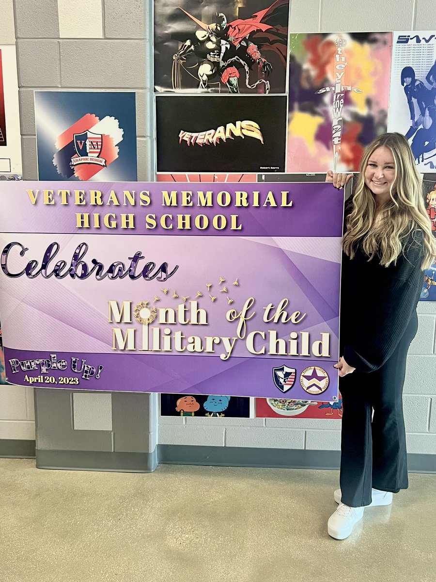 VMHSdesign's tweet image. “Be like a dandelion: bloom wherever you are planted...”
 Military children are much like the dandelion. They are uprooted and replanted across the world. Still they remain brave, resilient, adaptable and tolerant. 
#purpleup #monthofthemilitarychild #amilitarychildmadethis