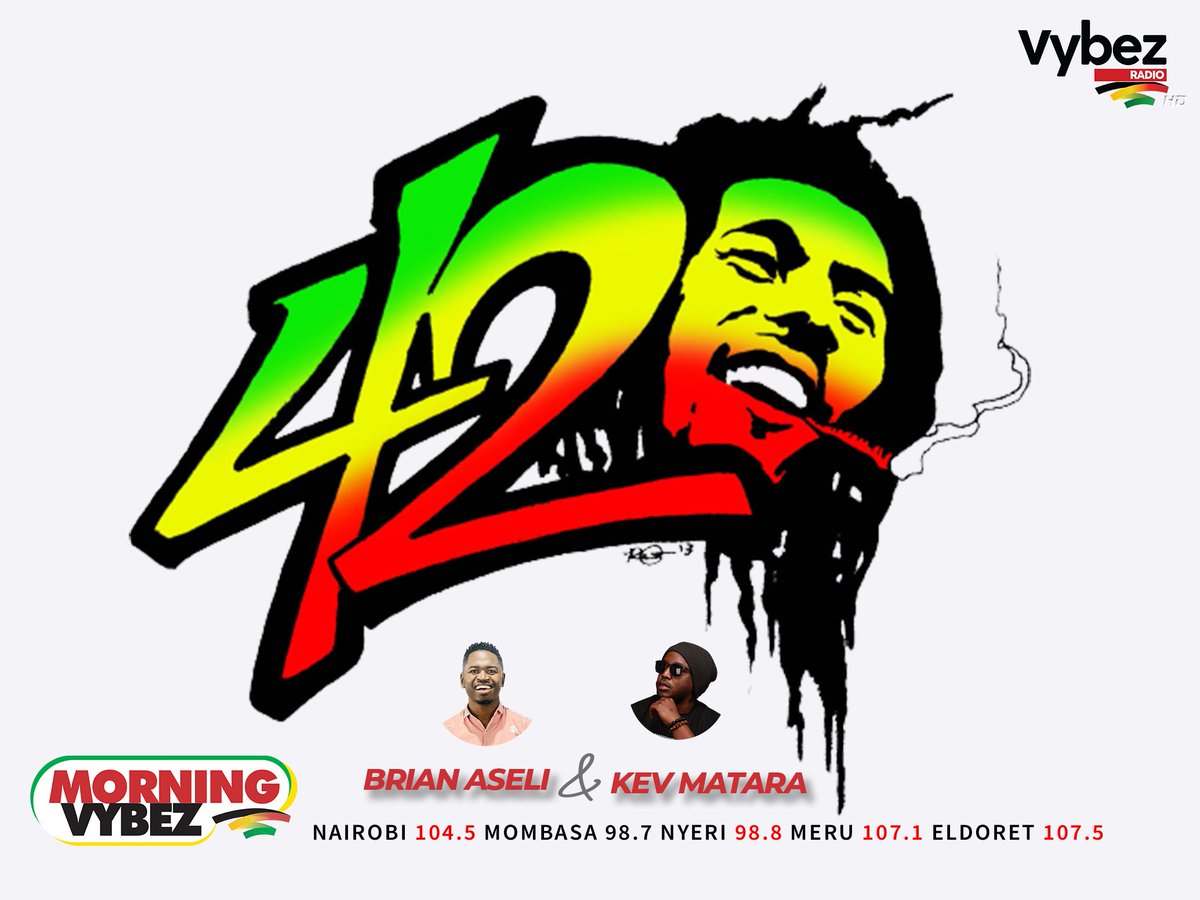 Happiness is an inside job. Make sure you stay happy.
Happy 420!
#MorningVybez
#kevandbrian 
<a href="/KevMatara/">OTADA</a> &amp; <a href="/brian_aseli/">Brian Aseli</a>