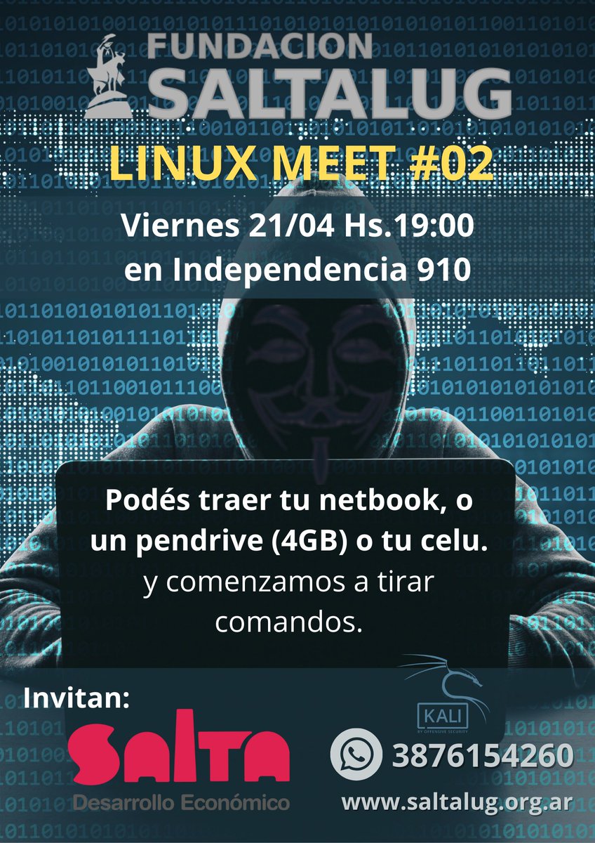 Comunidad SaltaLUG tweet media