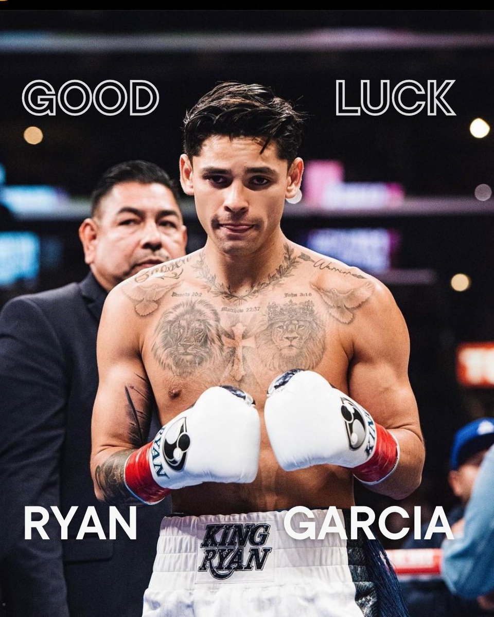 Sending good luck and vibes to Curastory creator <a href="/RyanGarcia/">RYAN GARCIA</a> for his fight tonight against Gervonta "Tank" Davis tonight! 🥊 LET'S GO!