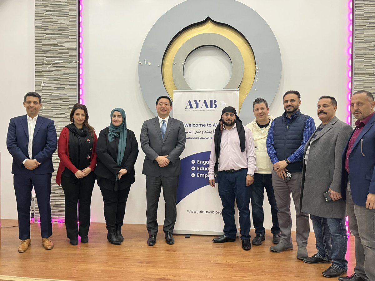 AYAB4Yemeni's tweet photo. Reflecting on our hard work this Ramadan, we're proud of the work we've done at AYAB, including a productive meeting with commissioner Kevin kim discuss challenges faced by small business owners. Excited about the opportunities for collaboration &amp; supporting our community! #SBS https://t.co/zGahSWNETH