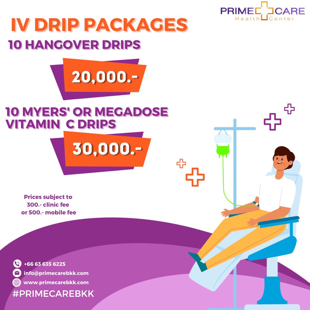 devibajaj's tweet photo. Offering IV Drip packages. Contact us to purchase yours. #primecarebkk https://t.co/3p0KDOqTGN