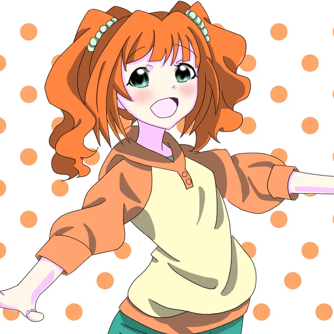 アイマス全キャラ描く企画第3弾!高槻やよいちゃん! #イラスト練習中 #アイマス #アイドルマスター #高槻やよい 