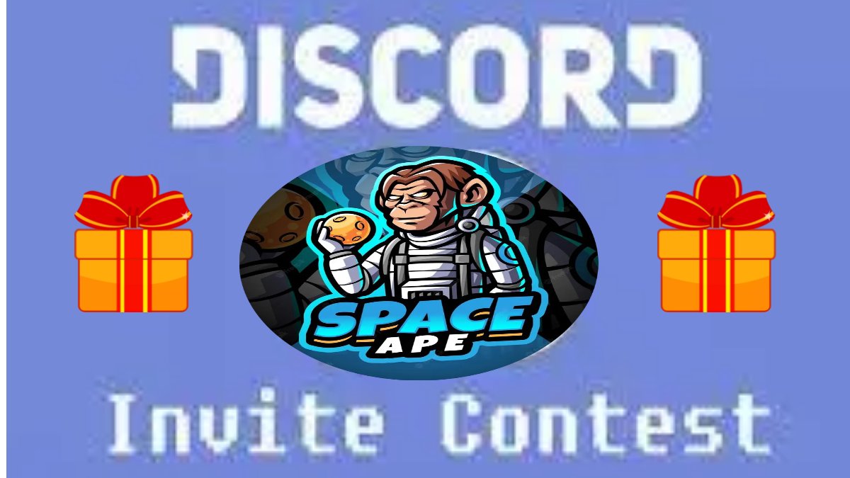 SpaceApeCoin's tweet image. 🎁 Discord Invite Contest 🎁

🔥 Win Great Prizes in the Discord Invitation Contest🔥

Get ready to earn rewards by inviting your friends and family🤑

Check out Contest Rules &amp;amp; Prize Info at discord.gg/ZVsEpyPwUw

#SpaceApe 🤝 #BabyDoge Friends.

#NFT #BSC #DeFi #Crypto #shill