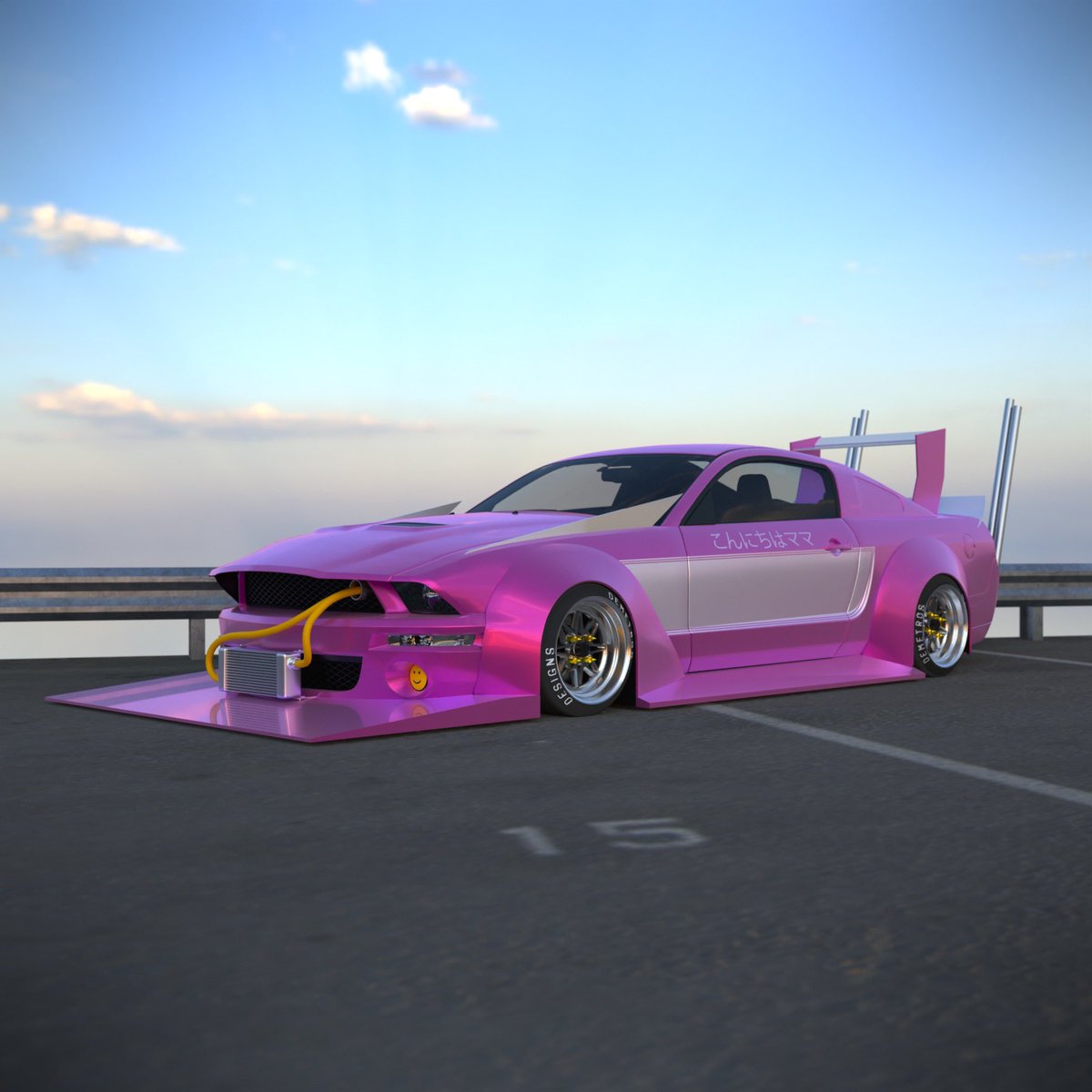DemetrosSean's tweet photo. Bosozoku Ford Mustang https://t.co/bncPFyeIYV