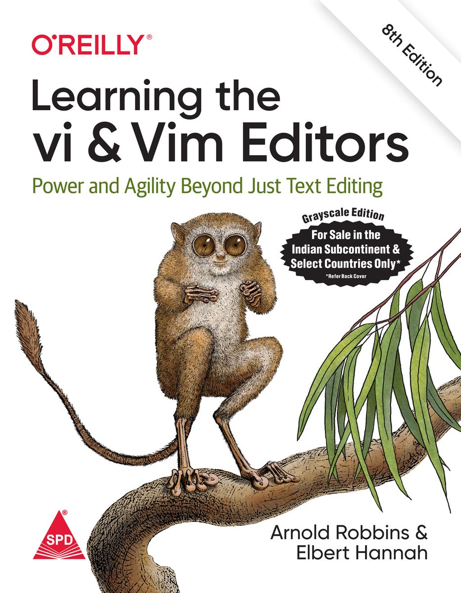 shroffpub's tweet photo. Learning the vi and Vim Editors by Arnold Robbins Elbert Hannah @oreillymedia
https://t.co/LyHYsLMzLl
@linuxfoundation @linuxtoday @linuxdotcom @linuxjournal @linux_pro #VIM #vi #unix #linux #linuxuser #sysadmin #Python #texteditor #oreillymedia #shroff https://t.co/IFhF8eHbZg