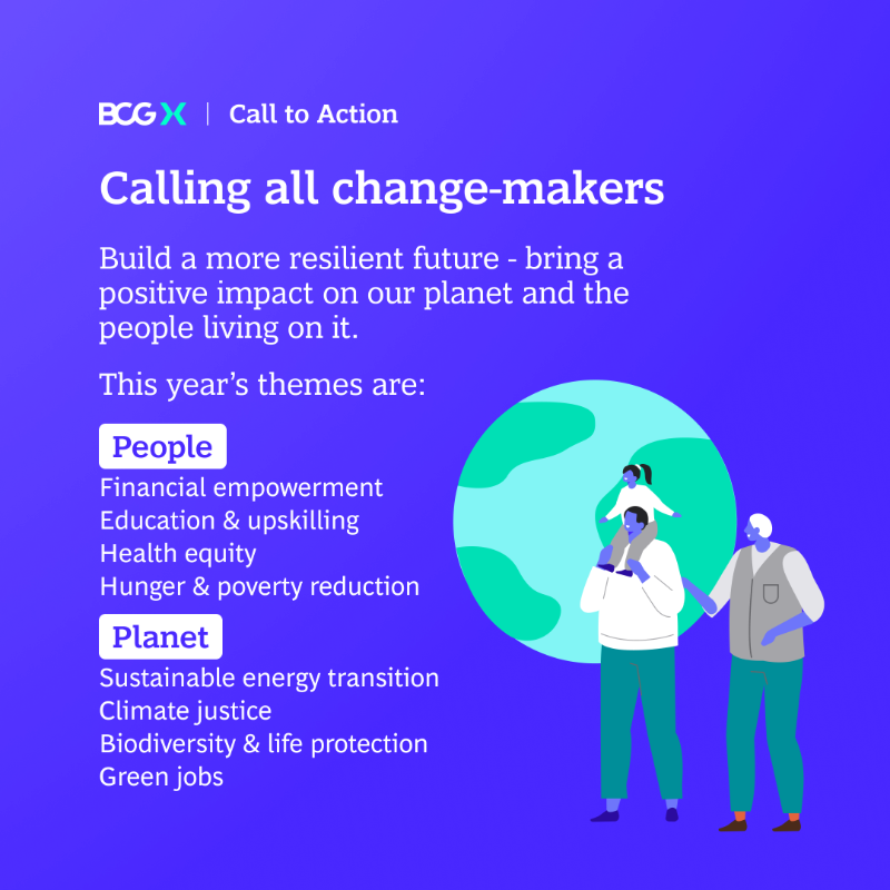 bcgx_'s tweet photo. APPLY NOW 💥! Our Social Impact Accelerator is now LIVE and accepting applications for #startups, #NGOs, and social innovators based in #Europe focused on building better solutions for the planet–and those living on it.

Apply by May 8th: https://t.co/rCrEFq4NDQ