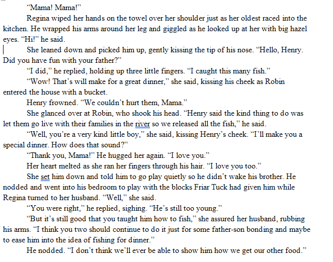 AEBrim's tweet photo. For Day 3 of @OQYear23 here's another sneak peek of a future chapter of "A Story of Our Own," featuring #OutlawQueen and their family. https://t.co/aVU7bHfKl7
