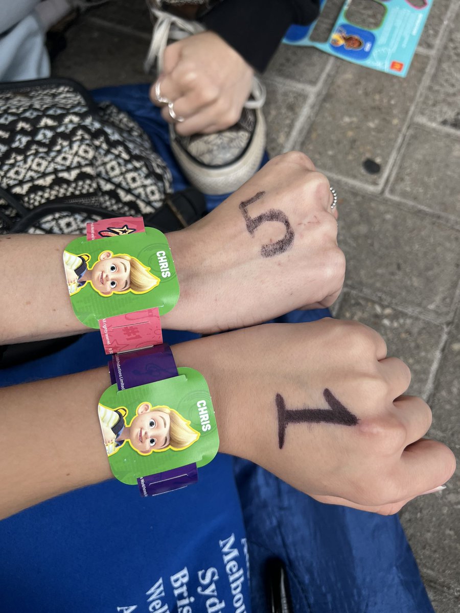 bedfordsleep's tweet photo. Aukland wristbands just dropped guys https://t.co/ZvQSgAENaU