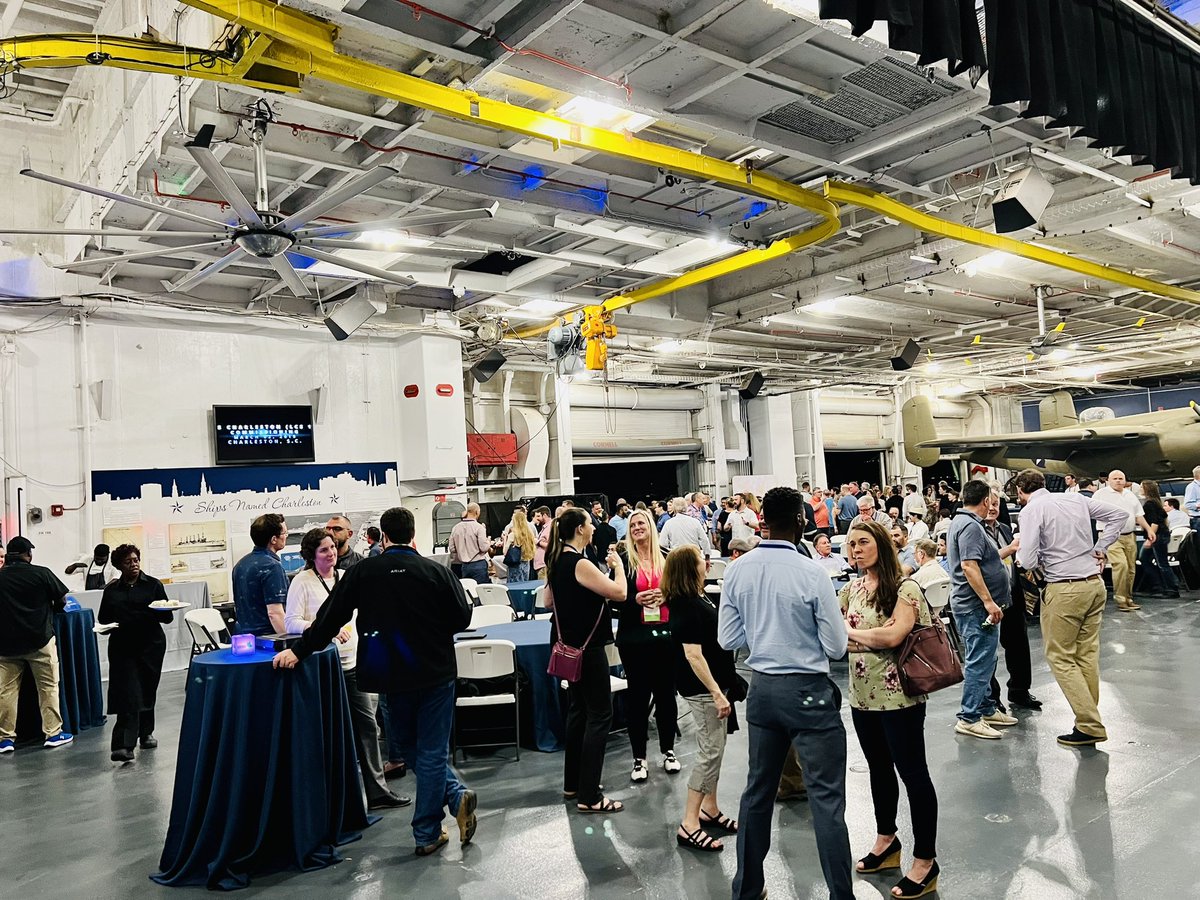 raryals's tweet photo. Day 3 of @USS_Dams 2023 Conference was a blast! More sessions, exhibits and connections. Then, USSD ended the day aboard the USS Yorktown for more fun. Thank you USSD for inviting me to attend your event -- and your continued partnership with @NaylorLLC! https://t.co/CqmhqHDRwj