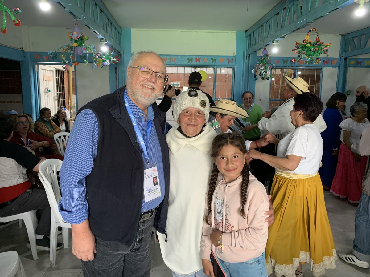 abtbishoplarry's tweet photo. Wednesday - the LWF Pre-Assembly continues in Bogotá…hearing from women across Colombia who are leaders in the peace process…ministry visits - Good Shepherd Center Senior’s ministry and more Colombian friends/family. Thank you for your continued prayers. #abtsynod #myelcic https://t.co/tgI6AwCX5I